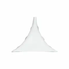 UNIPERFILES - Accesorio Esquina Externa Media Caña 60 mm Blanco x 20 Unidades