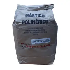 VINISOL - Mastico Resanador Polimerico para superficie en Concreto 10 Kilos Blanco