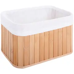 undefined - Canasto Bambú Natural 25x19x14 cm