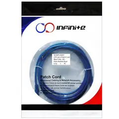 INFINITE - Patch Cord Categoría 6 de 2 Metros Azul x3 Und
