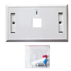 INFINITE - Faceplate 1 Puerto x5 Und