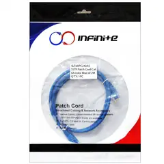 INFINITE - Patch Cord Categoría 6a de 2 Metros Azul