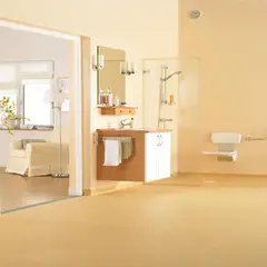 TARKETT - Piso Vinilo Rollo Eclip Prem W. Beige Espesor: 2mm Ancho:2m X Largo:5m(1 m2)