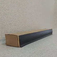 VINISOL - Guardaescoba PVC 10 cm x 1 Metro Lineal caja x 30 Unidades Negro