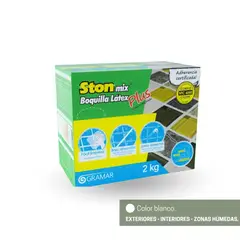 GENERICO - Boquilla Latex para Juntas 1-6mm x 2Kilos Blanca