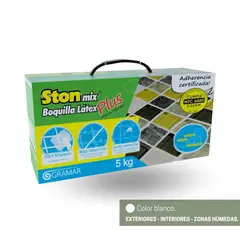 GENERICO - Boquilla Latex para Juntas 1-6mm x 5Kilos Blanca