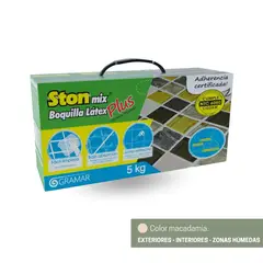 GENERICO - Boquilla Latex para Juntas 1-6mm x 5Kilos Macadamia