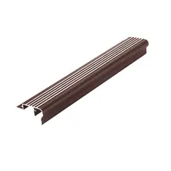 DAR CERAMICS - Borde para Escalera en Aluminiox 2.5 Metros de Largo Wengue