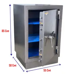 ATLANTIS - Caja Fuerte Clave Mecánica Acero Ref 2000 Seguridad Alta 85 cm X 55 cm X 50 cm