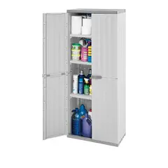 undefined - Armario Plástico Eco Grande 39x163.3x67.6 cm Gris Hielo