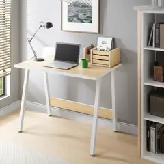 JUST HOME COLLECTION - Escritorio Pepe Oak Blanco 100x58x75cm