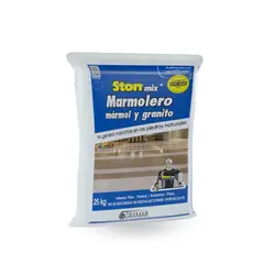GENERICO - Pegante Stonmix para Piso en Marmol y Piedras x 25Kilos Blanco