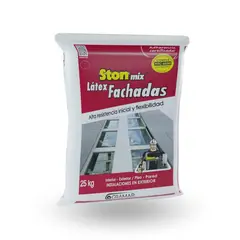 GENERICO - Pegante Stonmix para Piedras Naturales Fachadas x 25Kilos Blanco