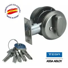 TESA - Cerrojo Auxiliar Seguridad Llave-Mariposa Cromo