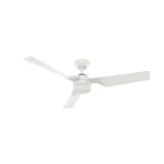 HUNTER FAN - Ventilador De Techo Industrial Sin Luz 3 Aspas 5256 CFM Blanco