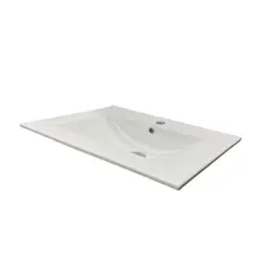 INKORPORAR - Lavamanos Incrustar Farzi 70X46X19 Cm Placa Ceramica Blanco
