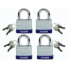 FIXSER - Candado Lamina Igualado 40mm X 4Und