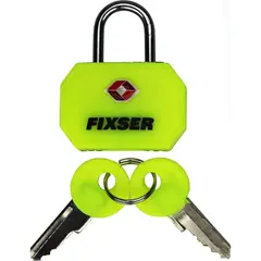 FIXSER - Candado Maleta Tsa Llave Amarillo