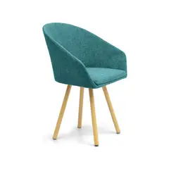 HOGAR VENECIA - Silla Tokyo en Tela 80.5X61X57 Petróleo