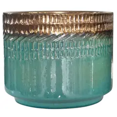 undefined - Matera Cerámica Cilíndrico Nihi 33x26cm Verde Jade