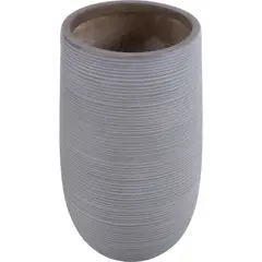 JUST HOME COLLECTION - Matera Arcilla Cónica Fibra Tall 30x50x30cm Taupe
