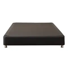 COLCHONES FANTASIA - Base Cama Sencilla Pluss M2 80X190X28 Negra