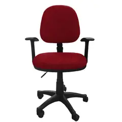 ADDEQUAR - Silla De Escritorio Contac Rojo Tomate Con Brazos