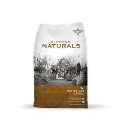 DIAMOND NATURALS - Alimento Seco Para Gato Activos De Pollo 2,72 Kg
