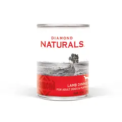 DIAMOND NATURALS - Alimento húmedo para perro lata cordero 374gr