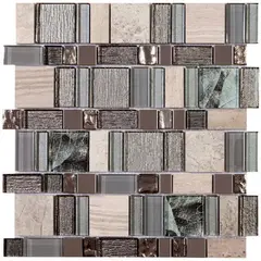 INTERMATEX - Mosaico Malla America 30X30Cm Gris