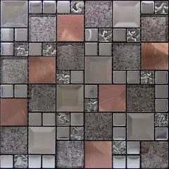 INTERMATEX - Mosaico Malla Kaos 30x30cm Plata