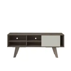 BERTOLINI - Mesa para Tv VIP 160x65x8 canela/blanco