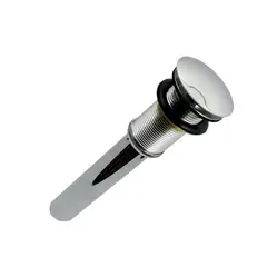 GENERICO - Desagüe Max Push 27cm Largo con Rebose Cromo