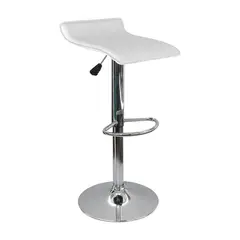 OR DESIGN - Silla Bar Tapizada Blanca Lisa
