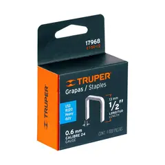TRUPER - Grapadora Uso Rudo Grapas 1/2 Pulgada