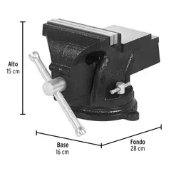 PRETUL - Prensa de Banco Giratoria 5 Pulgadas
