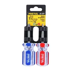 PRETUL - Juego de Destornilladores Tipo Trompo Mango PVC