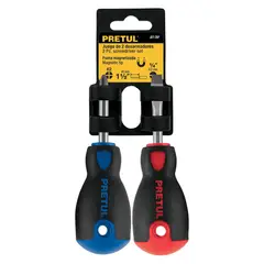 PRETUL - Juego de Destornilladores Tipo Trompo Mango Comfort Grip