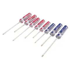PRETUL - Juego de 8 Destornilladores Mango PVC