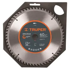 TRUPER - Disco Sierra para Madera Centro de 1 Pulgada Diam 12 Pulgadas