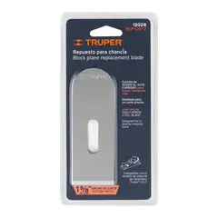 TRUPER - Cuchilla Cepillo Block Ancho Corte 1.5/8 Pulgadas