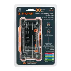 TRUPER - Destornillador de Joyero 30 Puntas Extensión