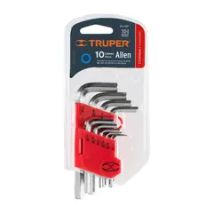 TRUPER - Juego de Llaves 10 Piezas Bristol en Organizador