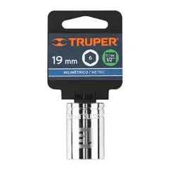 TRUPER - Copa Estándar de 6 Puntas 19 mm