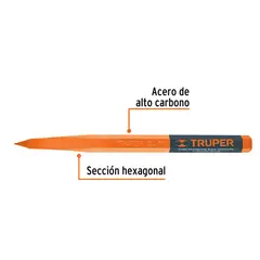 TRUPER - Cincel de Punta para Concreto 7/8Pulg