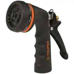 TRUPER - Pistola Metálica con Recubrimiento 8 Funciones