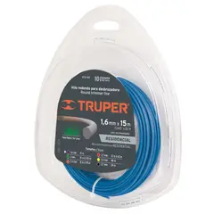 TRUPER - Nylon Redondo Para Guadaña Diámetro 1.6 Mm Azul