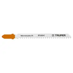 TRUPER - Juego de Seguetas 5 Piezas Zanco T Corte Recto 8 Estándar