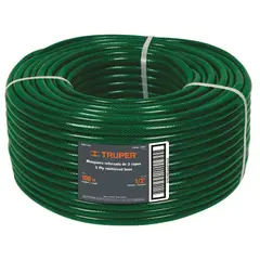 TRUPER - Manguera Reforzada 3 Capas Rollo De 100Mt