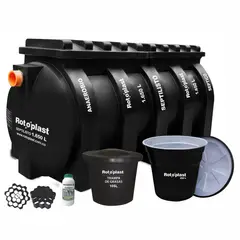 ROTOPLAST - Sistema Septilisto 1.650 Lts. Mf + Tanque 250 Lts.